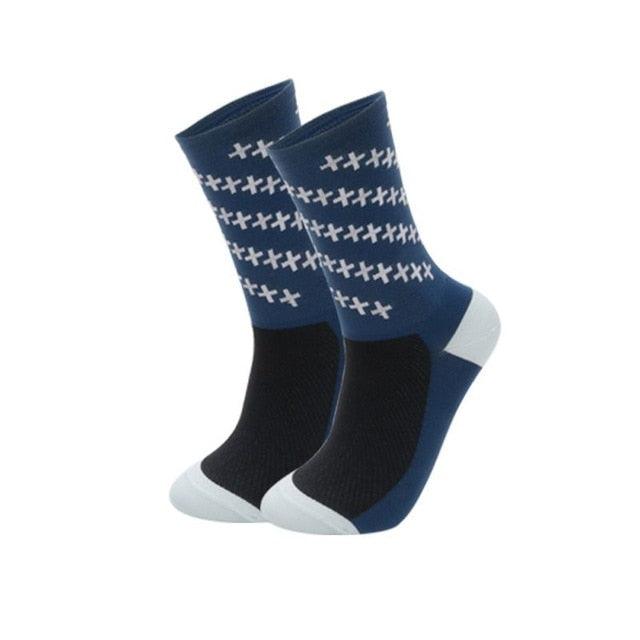 1 Pair Sport Socks Cycling Professional Socks - Men's Wear Resistant Breathable Training Socks