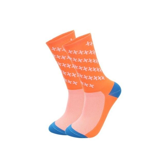 1 Pair Sport Socks Cycling Professional Socks - Men's Wear Resistant Breathable Training Socks