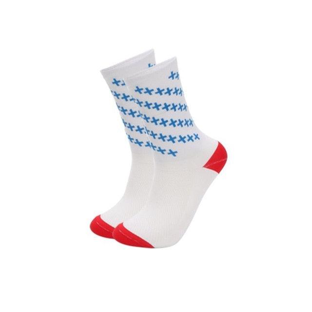 1 Pair Sport Socks Cycling Professional Socks - Men's Wear Resistant Breathable Training Socks