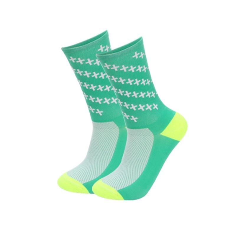 1 Pair Sport Socks Cycling Professional Socks - Men's Wear Resistant Breathable Training Socks