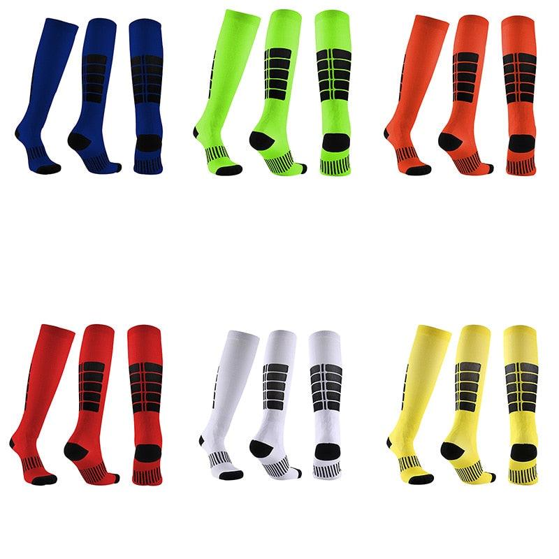 1 Pair Unisex Compression Socks - Leg Relief Pain Knee High Stocks (1U92)