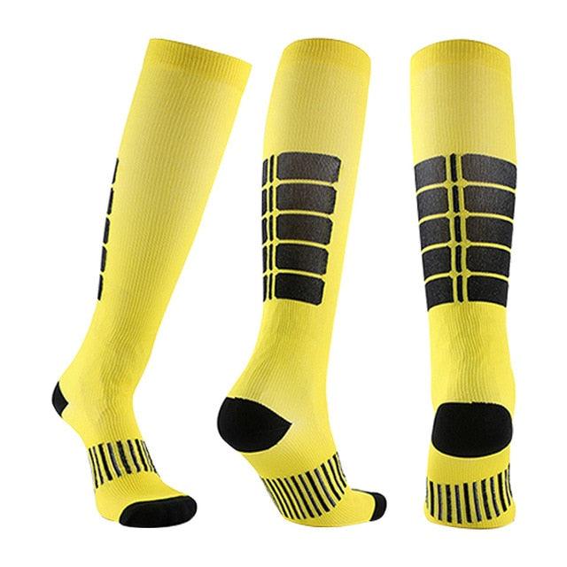 1 Pair Unisex Compression Socks - Leg Relief Pain Knee High Stocks (1U92)