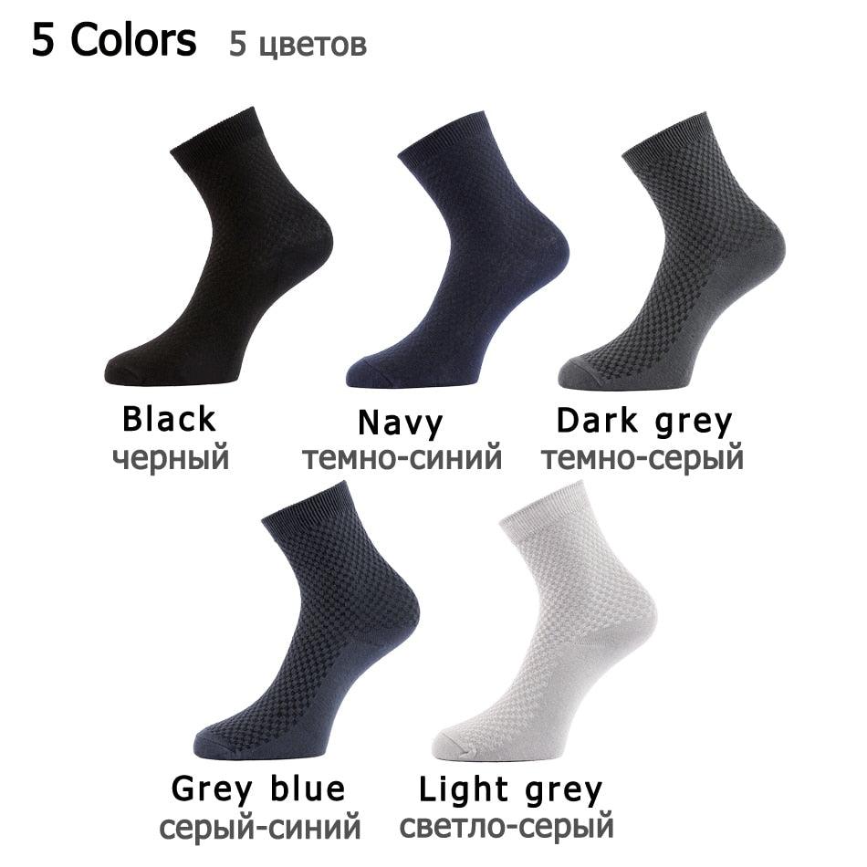 Great 10 Pairs High Quality Bamboo Fiber Men's Socks - Business Breathable Compression Socks (TG8)(F92)
