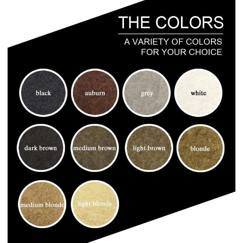 1000g Cosmetic Madeup Human Hair Fiber Hair Loss Concealer Styling Dye Color Fiber Hair Powder Applicator Refill Bag (BD1)(1U45)(F45)