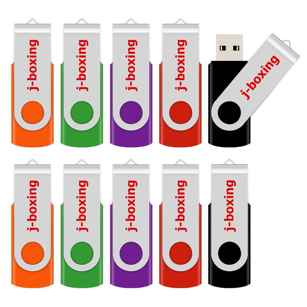 10PCS Swivel 1GB USB Flash 4GB 16GB 32GB Flash Memory Sitck Metal Pen Drives (CA3)(1U52)