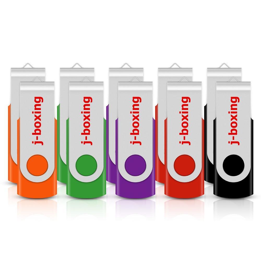 10PCS Swivel 1GB USB Flash 4GB 16GB 32GB Flash Memory Sitck Metal Pen Drives (CA3)(1U52)