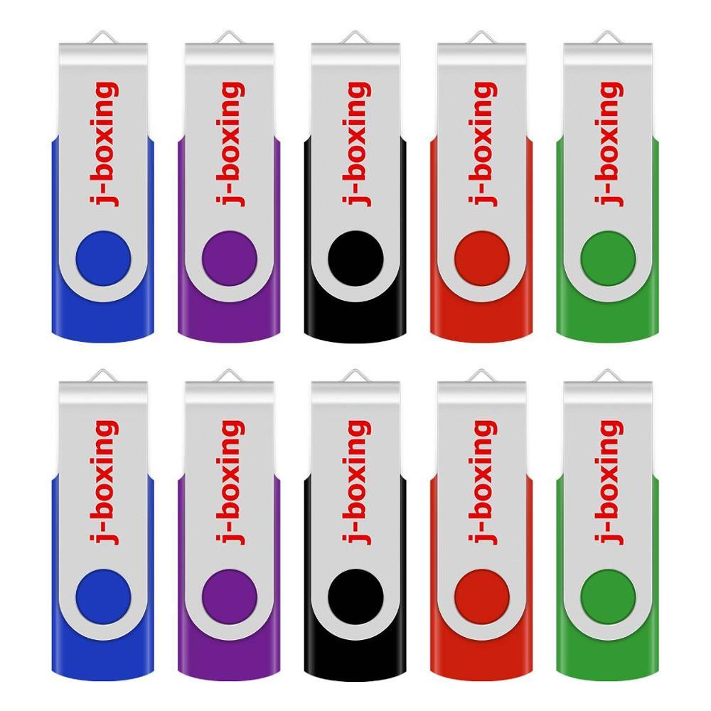 10PCS Swivel 1GB USB Flash 4GB 16GB 32GB Flash Memory Sitck Metal Pen Drives (CA3)(1U52)