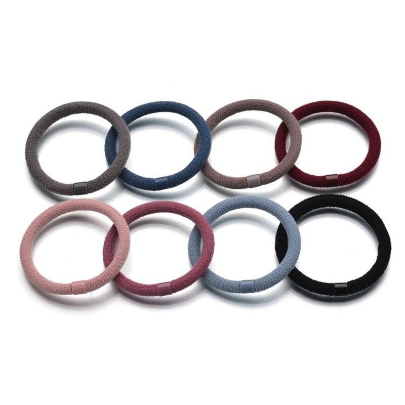 Great 10pcs/lot Women Elastic Hair Bands - Simple Style High Elastic Hair Rope - Girls Hair Accessories (1U88)