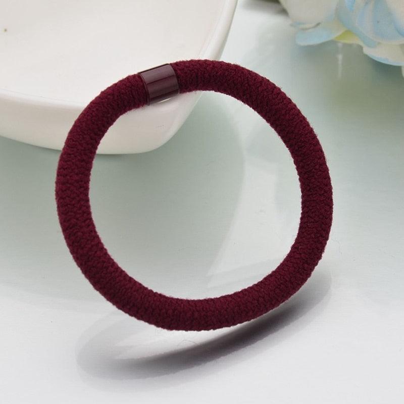 Great 10pcs/lot Women Elastic Hair Bands - Simple Style High Elastic Hair Rope - Girls Hair Accessories (1U88)