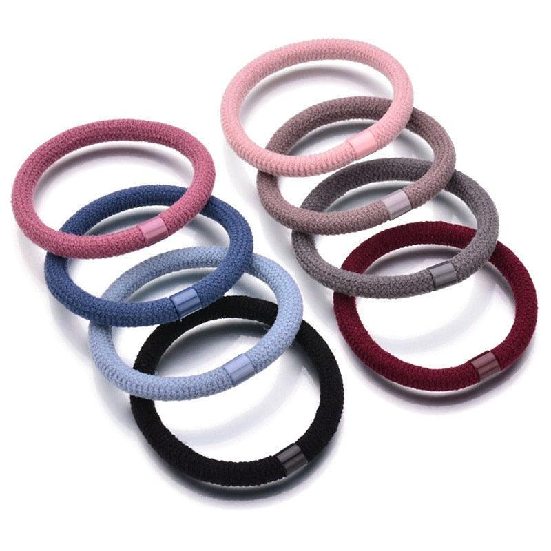 Great 10pcs/lot Women Elastic Hair Bands - Simple Style High Elastic Hair Rope - Girls Hair Accessories (1U88)