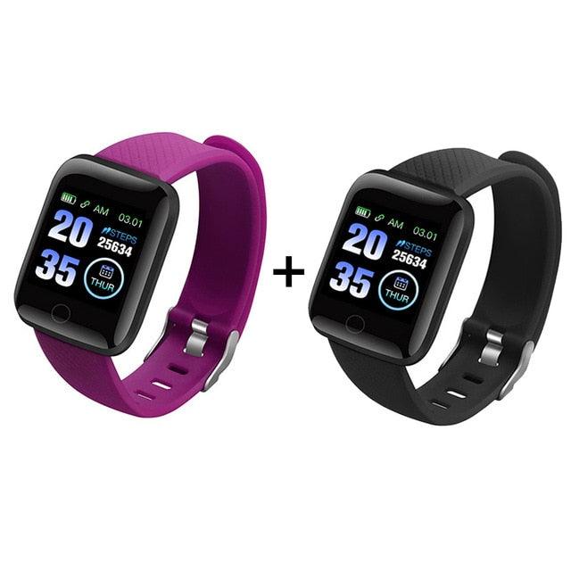 Great Smart Watch - Heart Rate Fitness Tracker Watches - Blood Pressure Monitor - Waterproof Sport For Android IOS (RW)(F84)(F82)(F48)