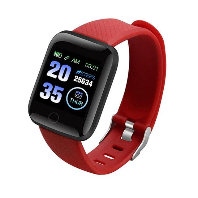 Great Smart Watch - Heart Rate Fitness Tracker Watches - Blood Pressure Monitor - Waterproof Sport For Android IOS (RW)(F84)(F82)(F48)