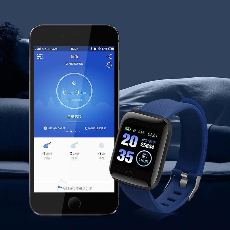Great Smart Watch - Heart Rate Fitness Tracker Watches - Blood Pressure Monitor - Waterproof Sport For Android IOS (RW)(F84)(F82)(F48)