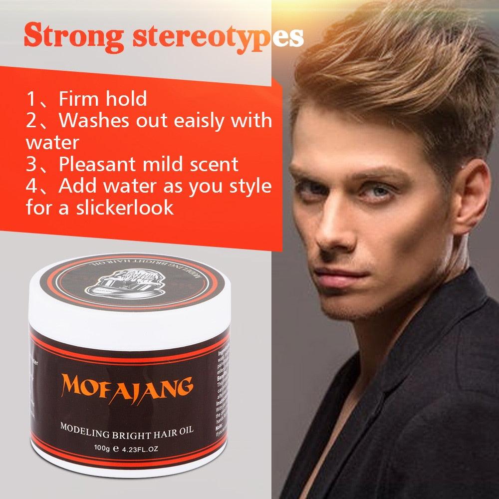 120g Hair Wax Pomade Styling Wax Cream Men Long-lasting Natural Fluffy Matte Hairstyle (BD3)(BD1)(1U45)