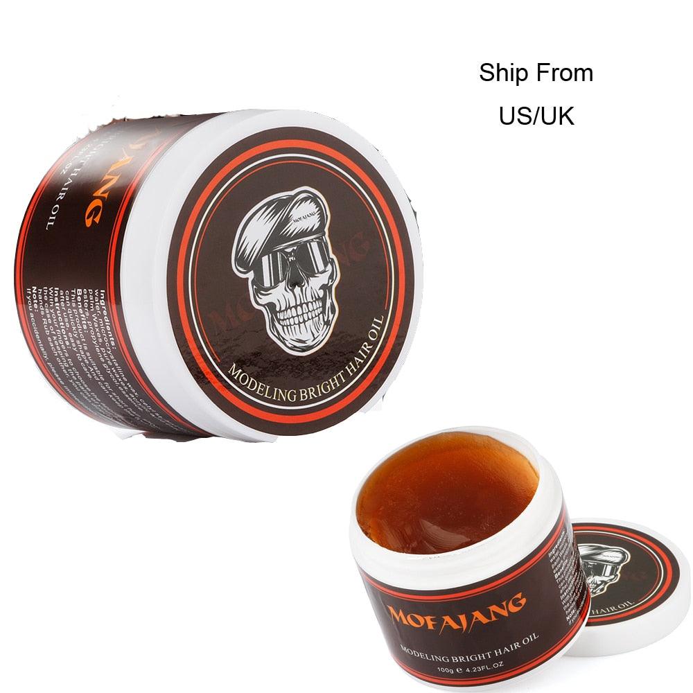 120g Hair Wax Pomade Styling Wax Cream Men Long-lasting Natural Fluffy Matte Hairstyle (BD3)(BD1)(1U45)