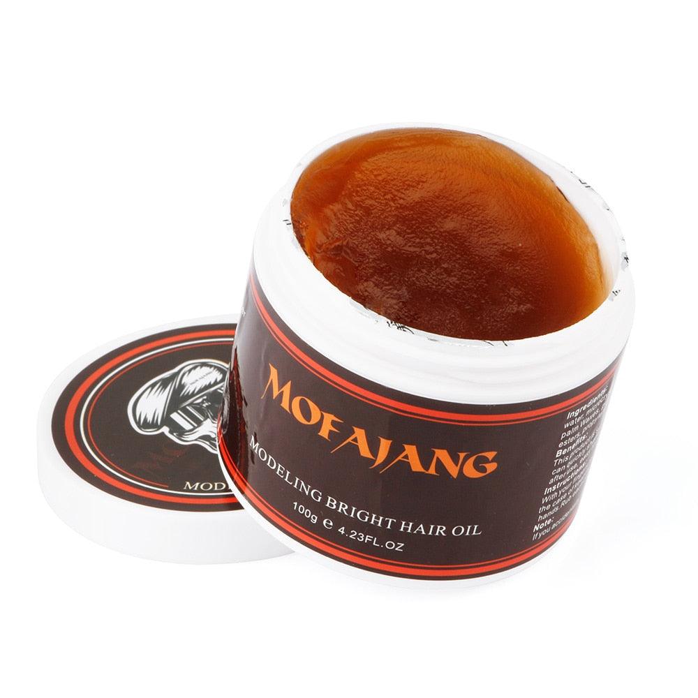 120g Professional Hair Wax Pomade Hair Pomade Styling Wax Skeleton Cream Slicked Oil Mud Hair Wax (BD2)(BD1)(1U45)