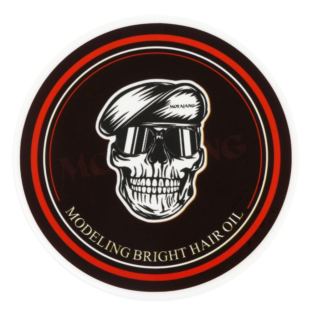 120g Professional Hair Wax Pomade Hair Pomade Styling Wax Skeleton Cream Slicked Oil Mud Hair Wax (BD2)(BD1)(1U45)