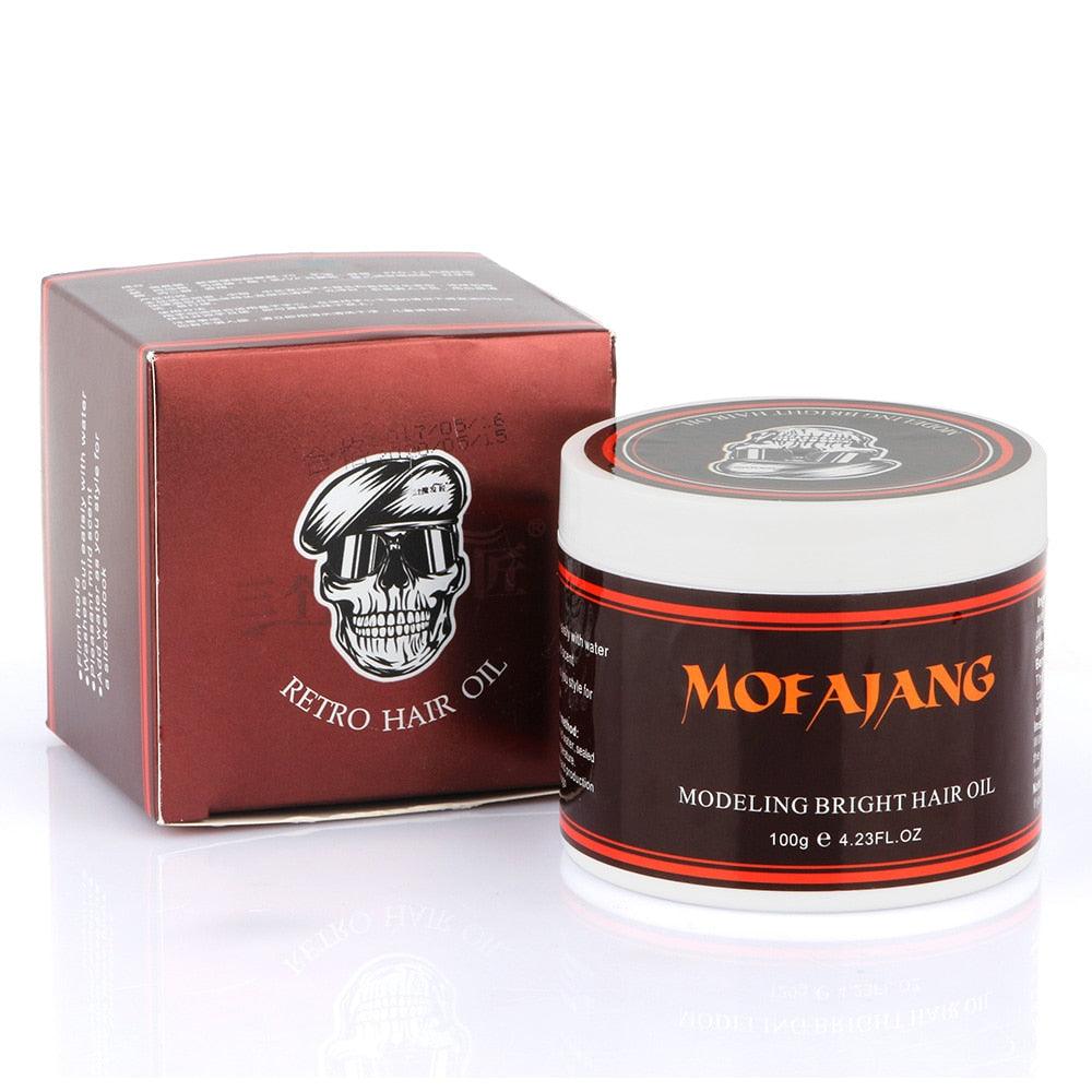 120g Professional Hair Wax Pomade Hair Pomade Styling Wax Skeleton Cream Slicked Oil Mud Hair Wax (BD2)(BD1)(1U45)