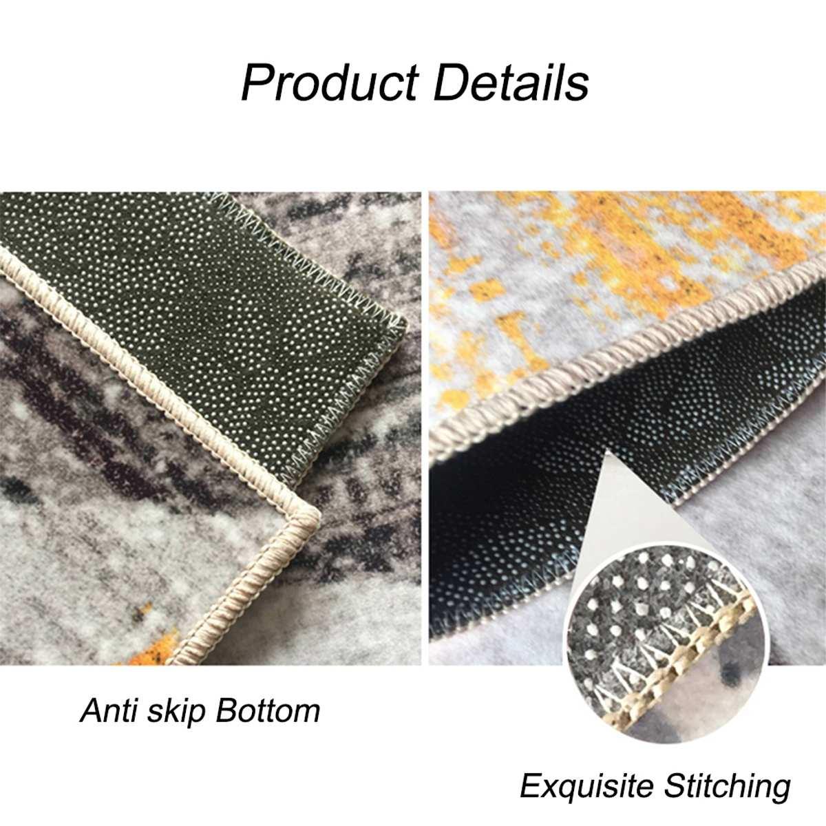 140*200cm Simple Style Rug Living Room Carpet Non-slip Preventing Dislocation Sofa Bedroom (RU2)(RU3)(1U68)(F68)