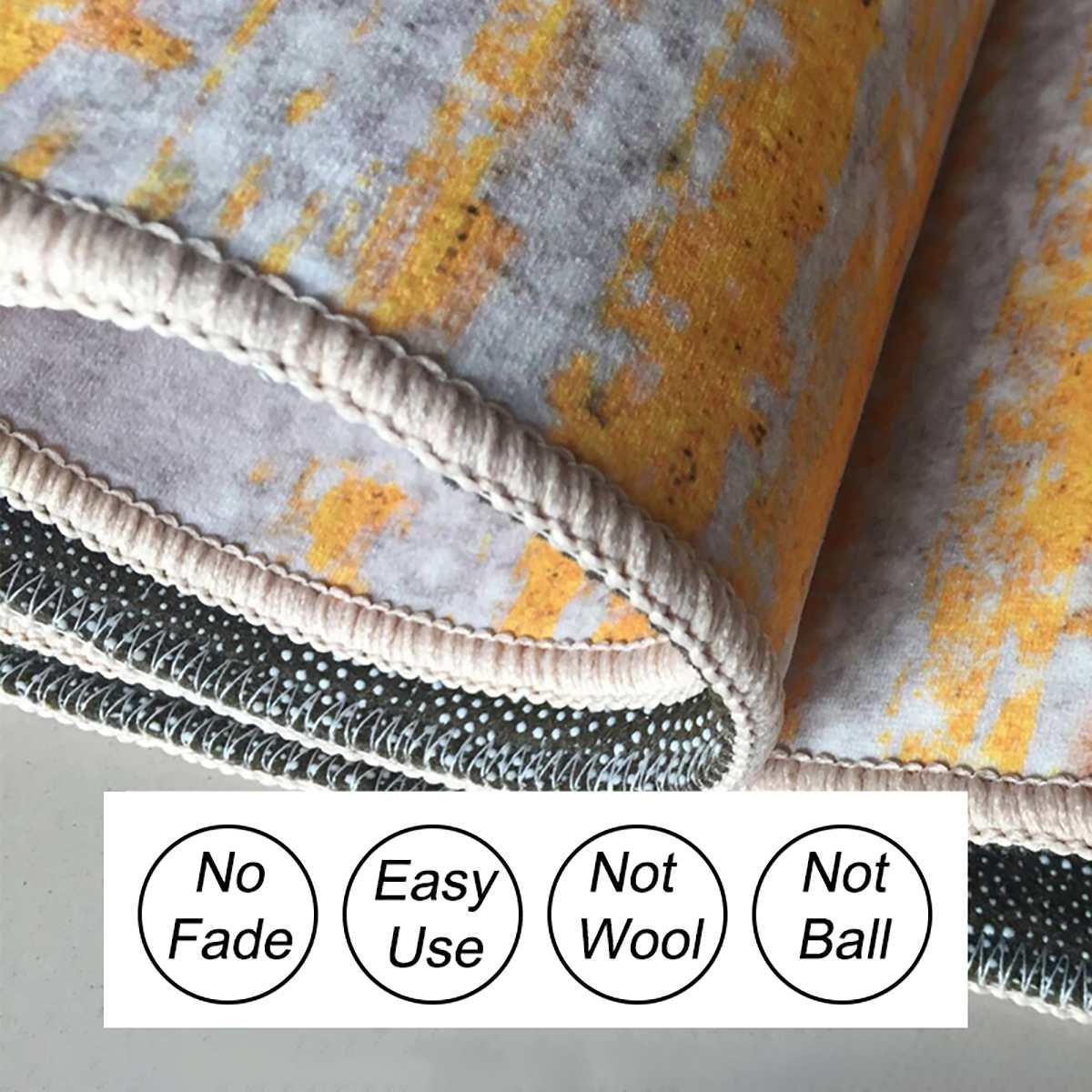 140*200cm Simple Style Rug Living Room Carpet Non-slip Preventing Dislocation Sofa Bedroom (RU2)(RU3)(1U68)(F68)