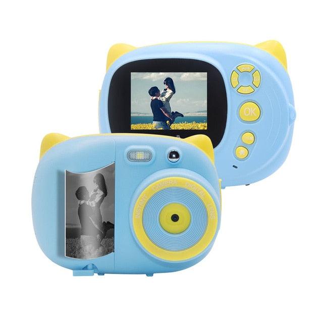 15 Mega Pixels 1080P Mini Cute Children Video Camera Camcorder Photo Printing with 2.4 Inch TFT IPS Screen WiFi Instant Printing (MC5)(1U54)