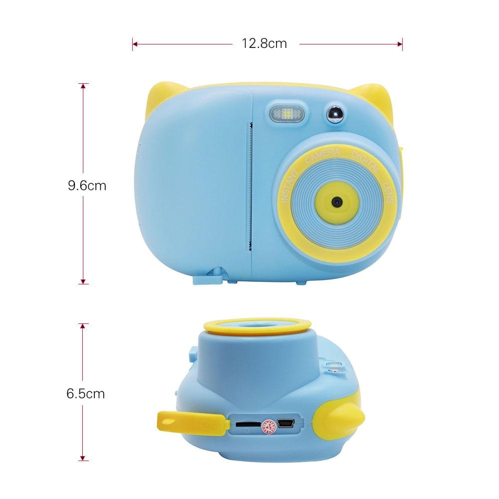 15 Mega Pixels 1080P Mini Cute Children Video Camera Camcorder Photo Printing with 2.4 Inch TFT IPS Screen WiFi Instant Printing (MC5)(1U54)