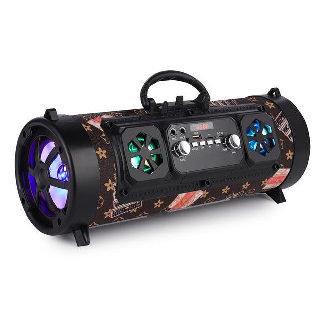 16W Portable Column Bluetooth Speaker Move KTV 3D Sound System Sound Bar Subwoofer Music Wireless Speaker (D57)(HA3)(HA)(1U57)
