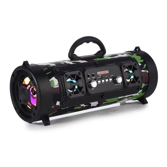 16W Portable Column Bluetooth Speaker Move KTV 3D Sound System Sound Bar Subwoofer Music Wireless Speaker (D57)(HA3)(HA)(1U57)