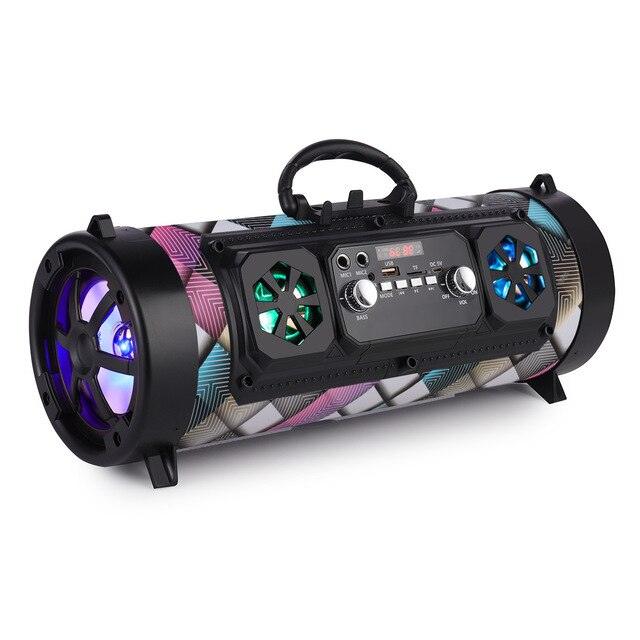 16W Portable Column Bluetooth Speaker Move KTV 3D Sound System Sound Bar Subwoofer Music Wireless Speaker (D57)(HA3)(HA)(1U57)