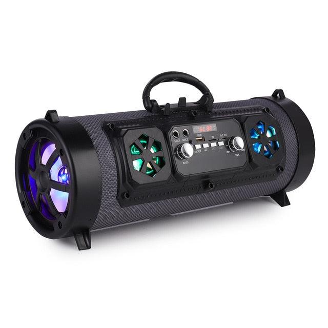 16W Portable Column Bluetooth Speaker Move KTV 3D Sound System Sound Bar Subwoofer Music Wireless Speaker (D57)(HA3)(HA)(1U57)