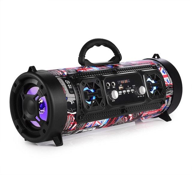 16W Portable Column Bluetooth Speaker Move KTV 3D Sound System Sound Bar Subwoofer Music Wireless Speaker (D57)(HA3)(HA)(1U57)
