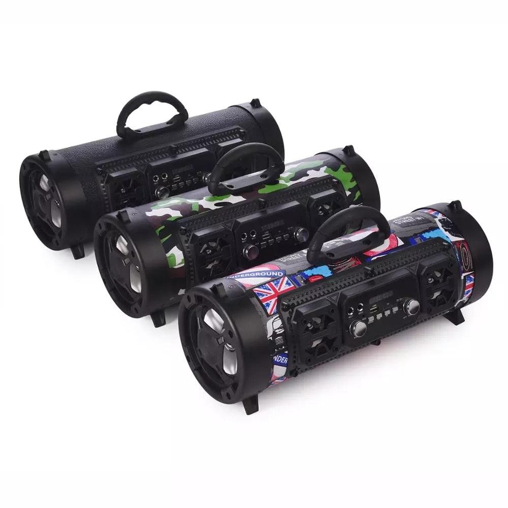 16W Portable Column Bluetooth Speaker Move KTV 3D Sound System Sound Bar Subwoofer Music Wireless Speaker (D57)(HA3)(HA)(1U57)
