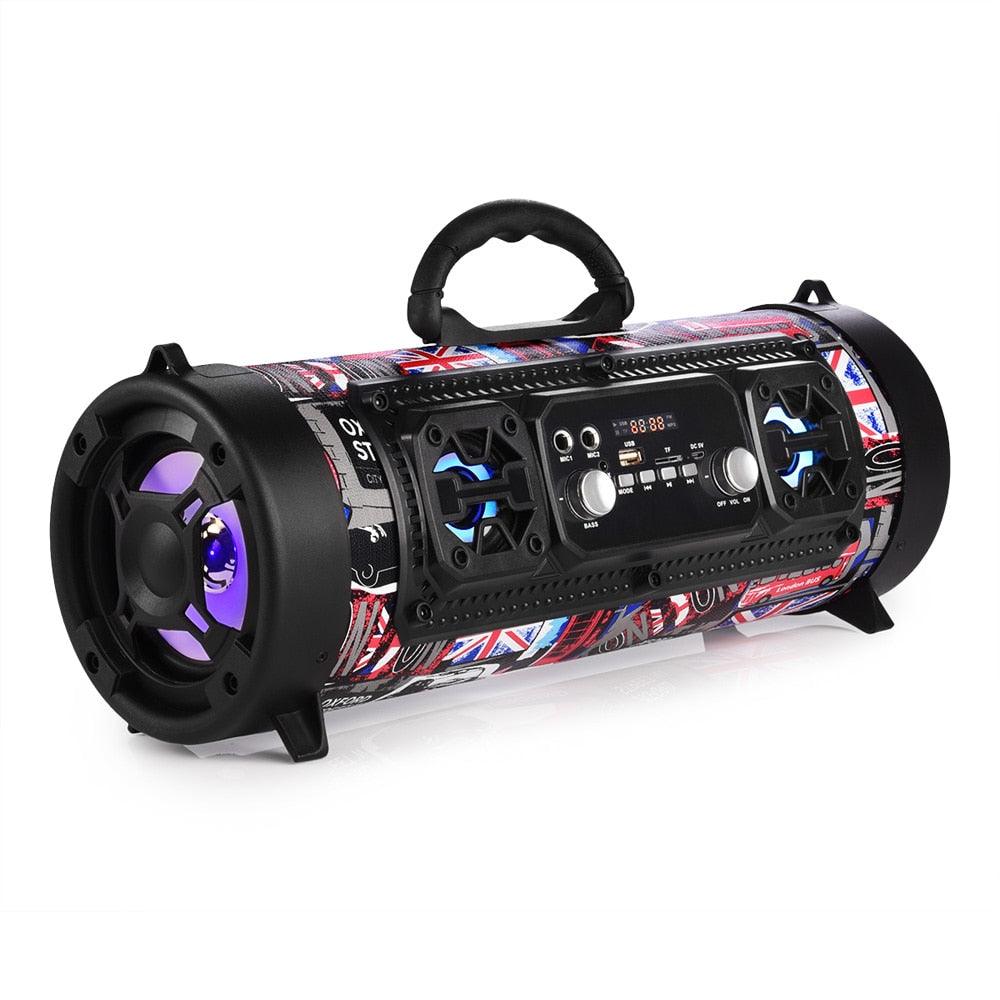 16W Portable Column Bluetooth Speaker Move KTV 3D Sound System Sound Bar Subwoofer Music Wireless Speaker (D57)(HA3)(HA)(1U57)