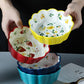 1PC Ceramic Snack Bowl Round Underglaze Color Fresh Nordic Style Home Kitchen Tableware (AK7)(F61)