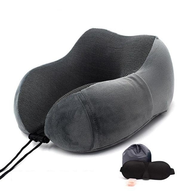 Great 1PC U Shaped Memory Foam Neck Pillows - Soft Slow Rebound Space Travel Pillow (6LT1)(F105)