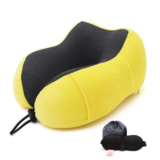 Great 1PC U Shaped Memory Foam Neck Pillows - Soft Slow Rebound Space Travel Pillow (6LT1)(F105)