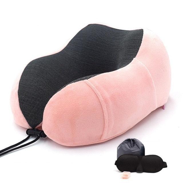 Great 1PC U Shaped Memory Foam Neck Pillows - Soft Slow Rebound Space Travel Pillow (6LT1)(F105)