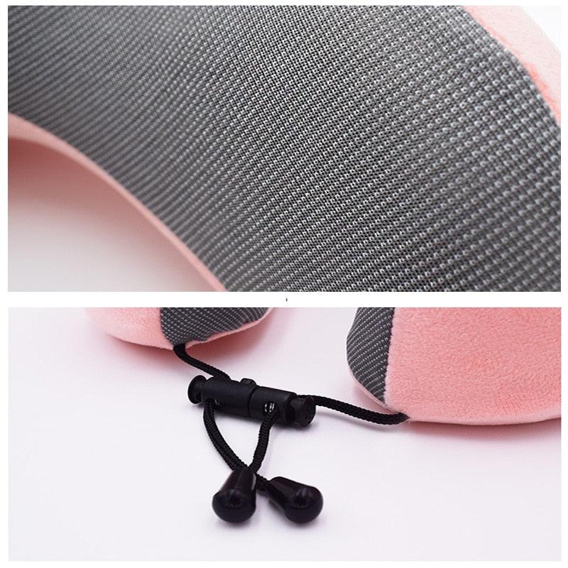 Great 1PC U Shaped Memory Foam Neck Pillows - Soft Slow Rebound Space Travel Pillow (6LT1)(F105)