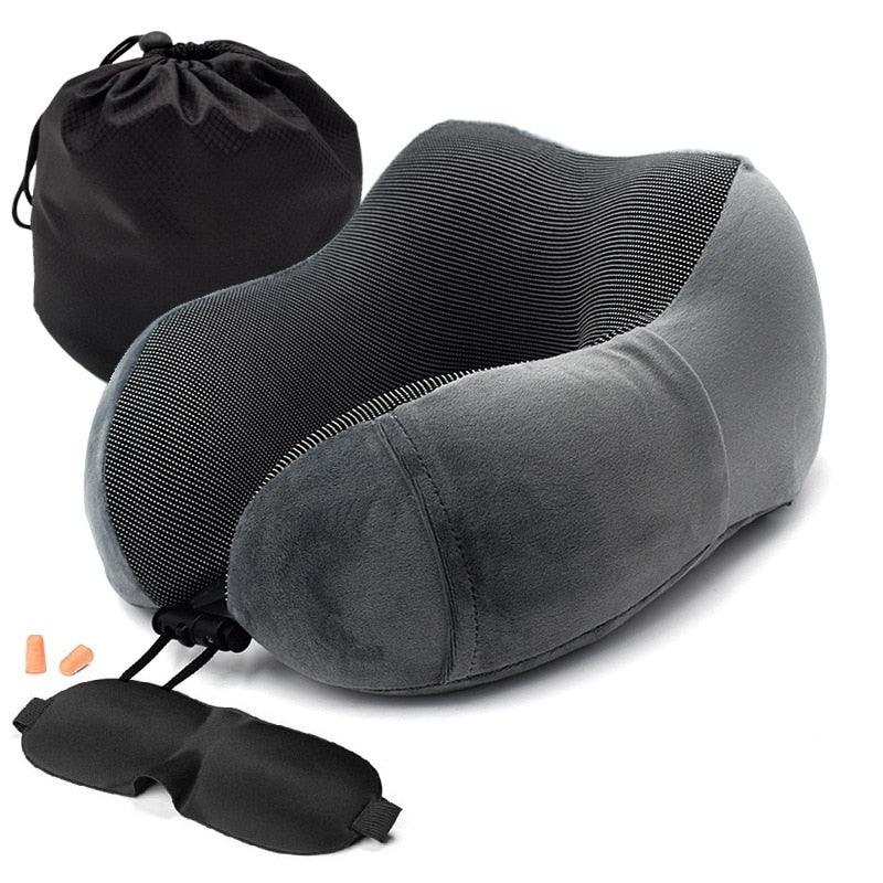 Great 1PC U Shaped Memory Foam Neck Pillows - Soft Slow Rebound Space Travel Pillow (6LT1)(F105)