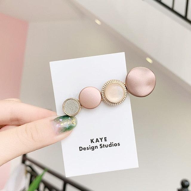 1Set Chic Pearl Hair Clips - Fashion Women's Summer Hair Accessories (8WH1)1