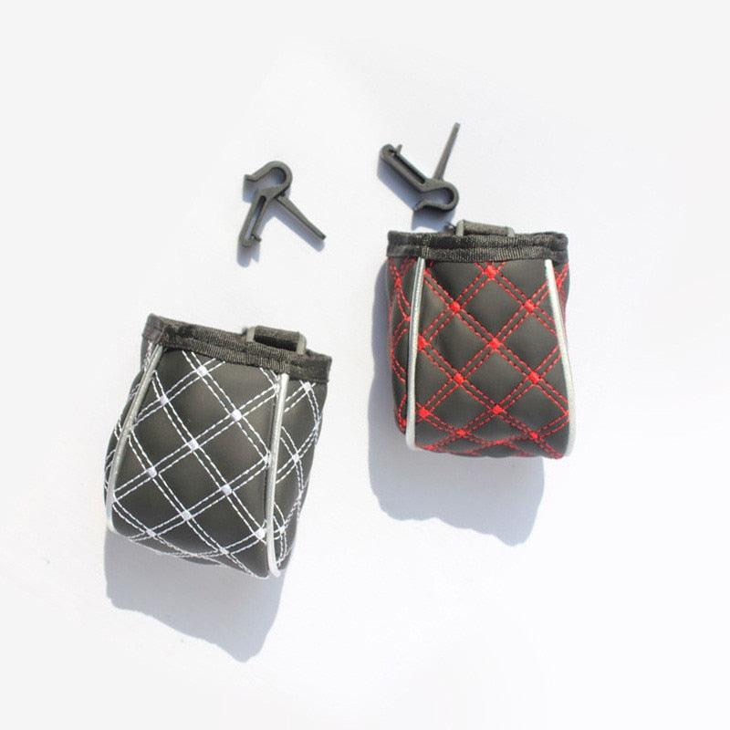 1pc Car Trash Can Waterproof Garbage Bag - Stowing Bag Holder Cell Phone Pocket Organizer Grocery (1U89)