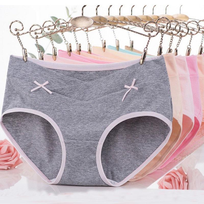 Cute Women Underwear - Cotton Pregnant Panties - Low Waist Sexy Lingeries - Mother Support (2U6)