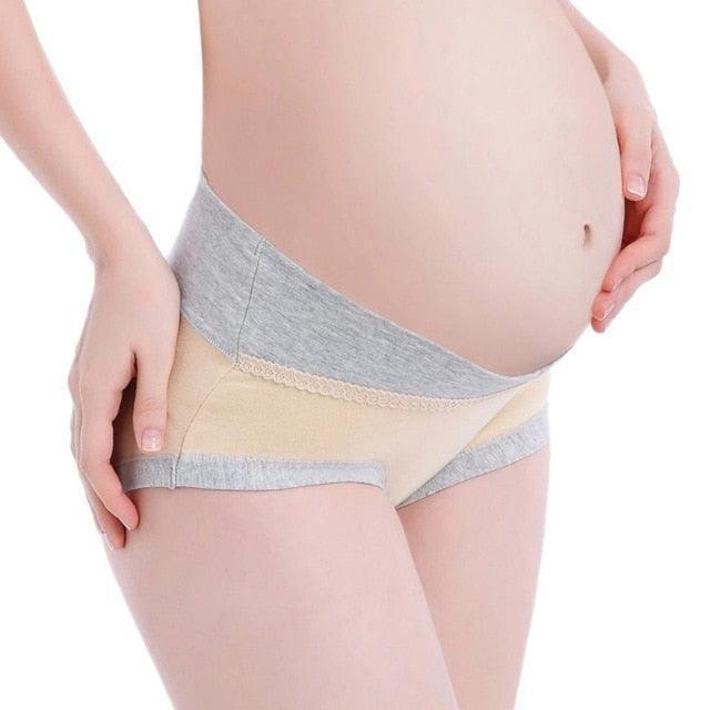 1pc Women Underwear - Lace Cotton Panties - Sexy Pregnancy Lingeries - Shorts Low Waist Mother Support Postpartum Briefs (2U6)