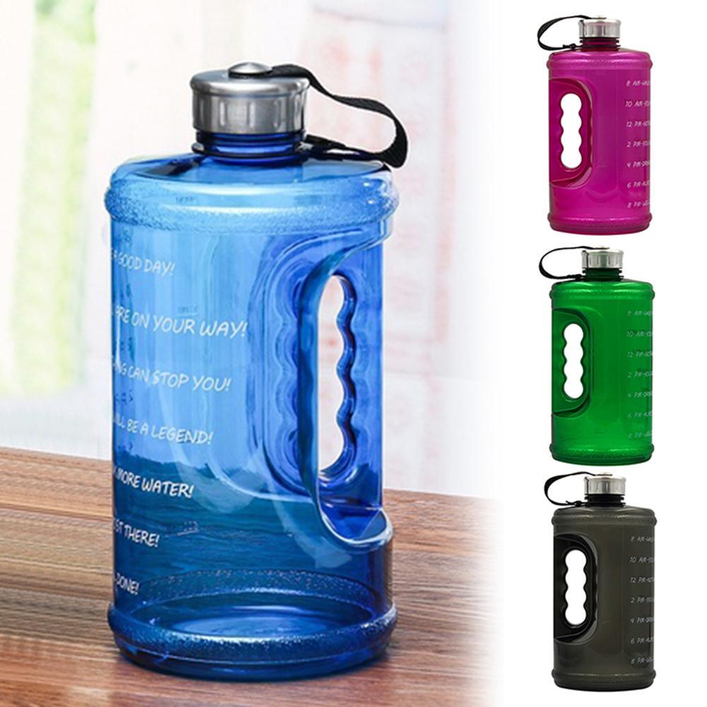 2.2L Big Large Capacity Plastic Gym Sports Water Bottle Outdoor Fitness Bicycle Bike Camping (1AK1)(1U61)