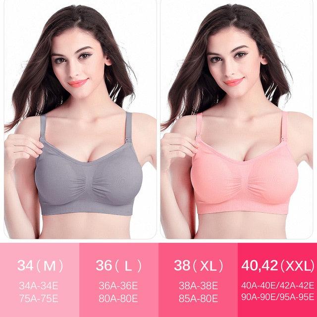 2/3-Pack Maternity Breastfeeding Bras - Nursing Breathable Breastfeeding Bra (3Z2)(F6)
