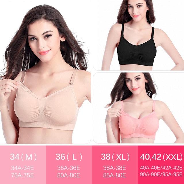 2/3-Pack Maternity Breastfeeding Bras - Nursing Breathable Breastfeeding Bra (3Z2)(F6)