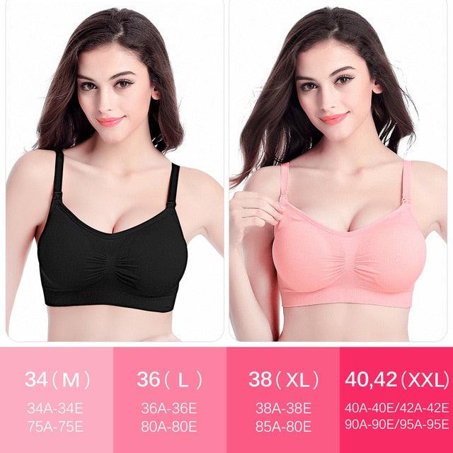 2/3-Pack Maternity Breastfeeding Bras - Nursing Breathable Breastfeeding Bra (3Z2)(F6)