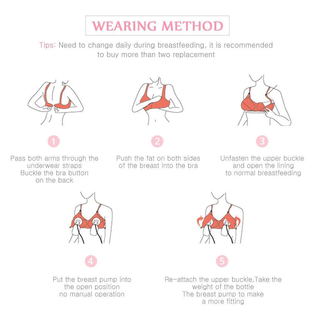2/3-Pack Maternity Breastfeeding Bras - Nursing Breathable Breastfeeding Bra (3Z2)(F6)