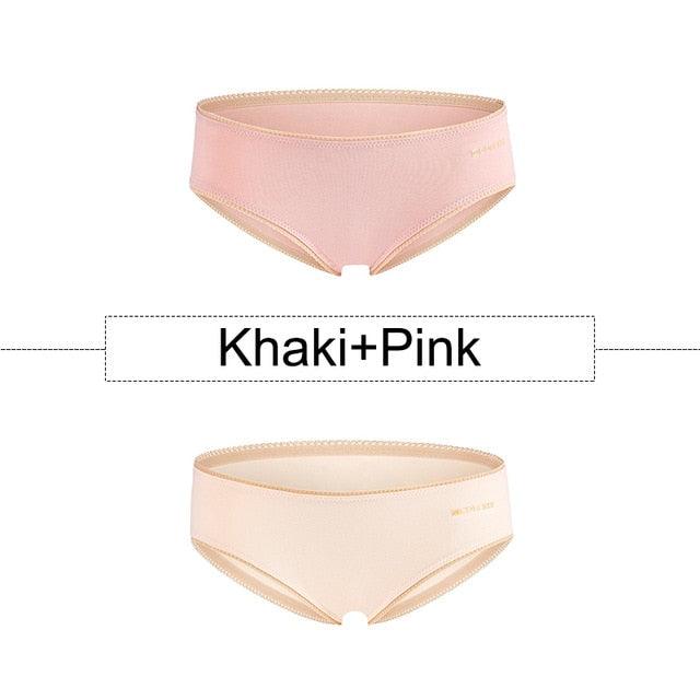 Cute 2 PCS/ Lot Seamless Women's Panties - Cotton Briefs Sexy Lace lingerie - Plus Size Panties (TSP4)(TSP1)(TSP3)