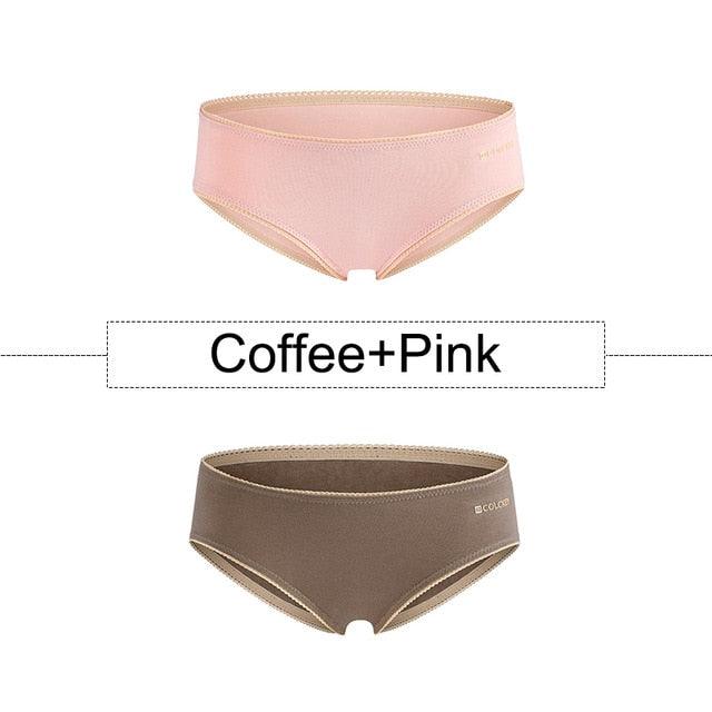 Cute 2 PCS/ Lot Seamless Women's Panties - Cotton Briefs Sexy Lace lingerie - Plus Size Panties (TSP4)(TSP1)(TSP3)